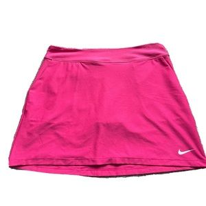 Nike pink tennis skirt with built in shorts